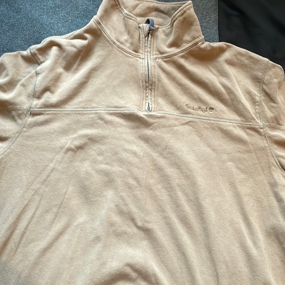 MENS QUARTER ZIP TIMBERLAND SWEATER - Picture 1 of 3